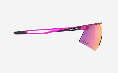 Превью  Велоочки RUDY PROJECT Turbolence Klaebo Crystal Pink Fluo, Линзы: Multilaser Sunset (SP895244-RN00)